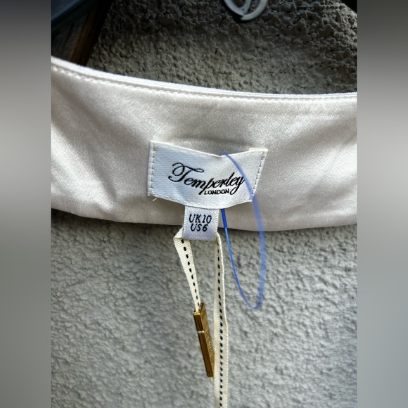 Temperly London MINI TIGHTROPE DRESS in White New with Tags! - Picture 3 of 10